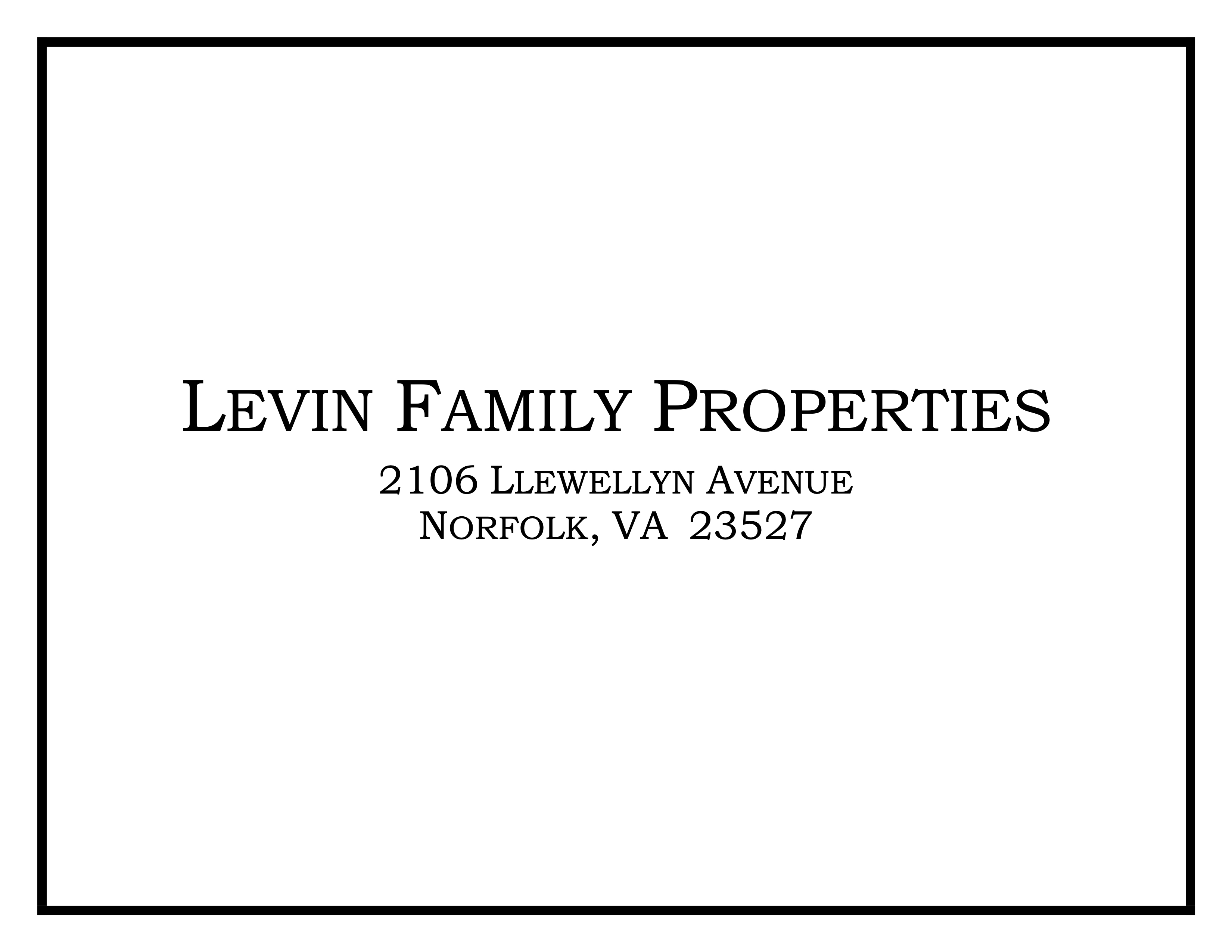 Levin Family Properties